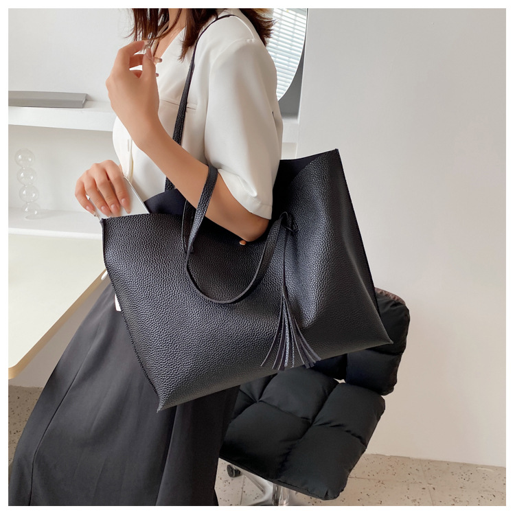 New Designer Purses Ladies Fashion Shoulder Bags Luxury Soft PU Leather Women Handbag Tote Bag(图3)
