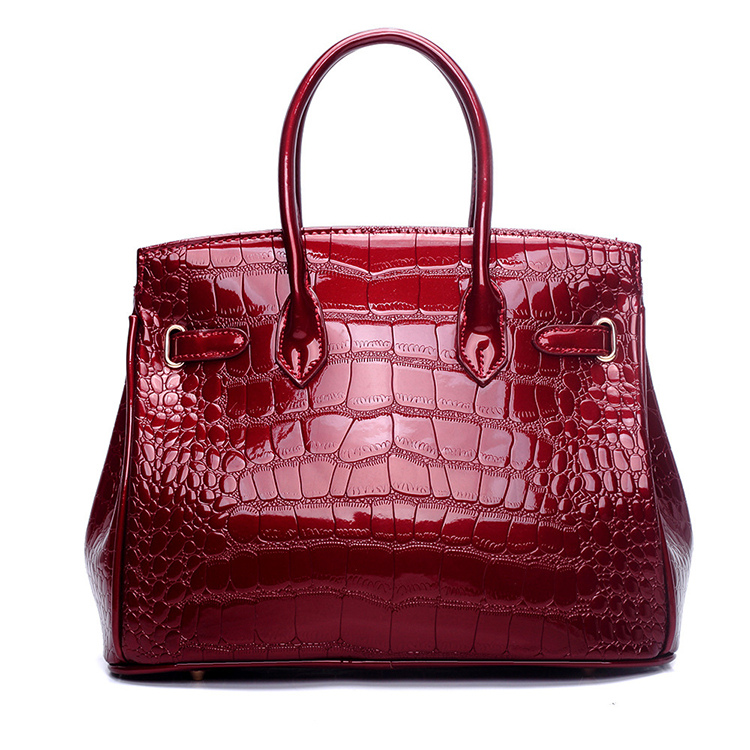 2021 Fashion Ladies Handbags Crocodile Embossed Leather Purses and Handbags For Women(图3)