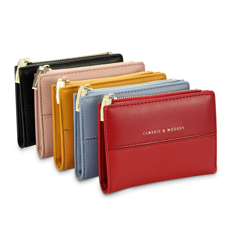 Womens Wallet Female Purses Coin Purse Card Holder Wallets Female Clutch Bag Pu Leather Wallet(图1)