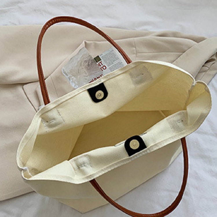 Creative Design Custom Design Cotton Canvas Designer Tote Canvas Bag Tote Shopping Bag(图2)