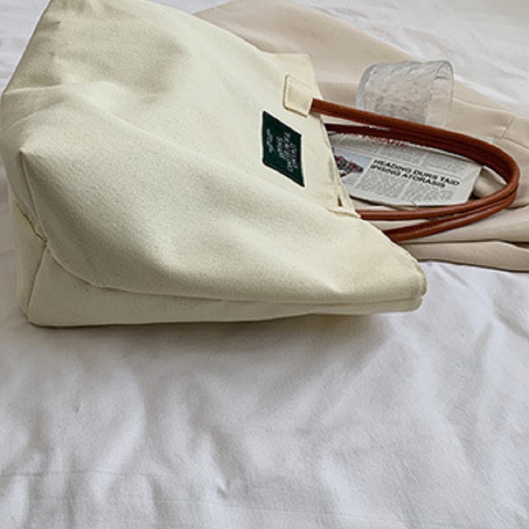 Creative Design Custom Design Cotton Canvas Designer Tote Canvas Bag Tote Shopping Bag(图3)