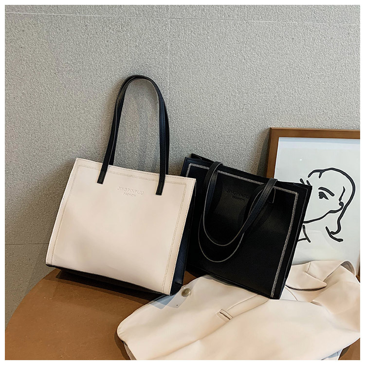 Luxury Handbag Custom Wholesale PU Leather Tote Hand Bag Women Ladies Female Shopping Tote Bag(图4)