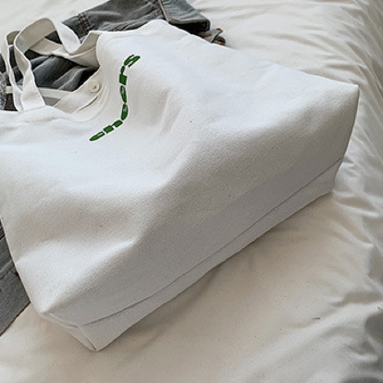Custom Eco Friendly Shopping Grocery Reusable Cotton Canvas Tote Bag Canvas Designer Tote Bag(图6)