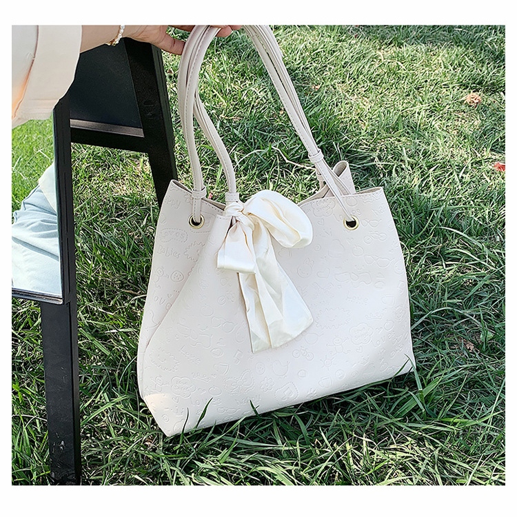 Ladies Pu Leather Shoulder Tote Handbag Satchels Purse Bag for Women with Inside Pockets China Manuf(图2)