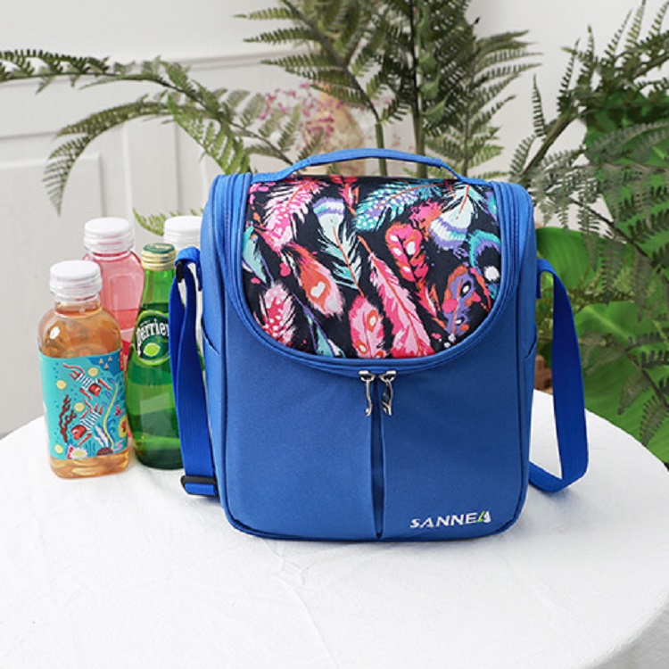 Wholesale Large Capacity Insulated Lunch Bag Design Reusable Foldable Cooler Tote Large Grocery Bag(图1)