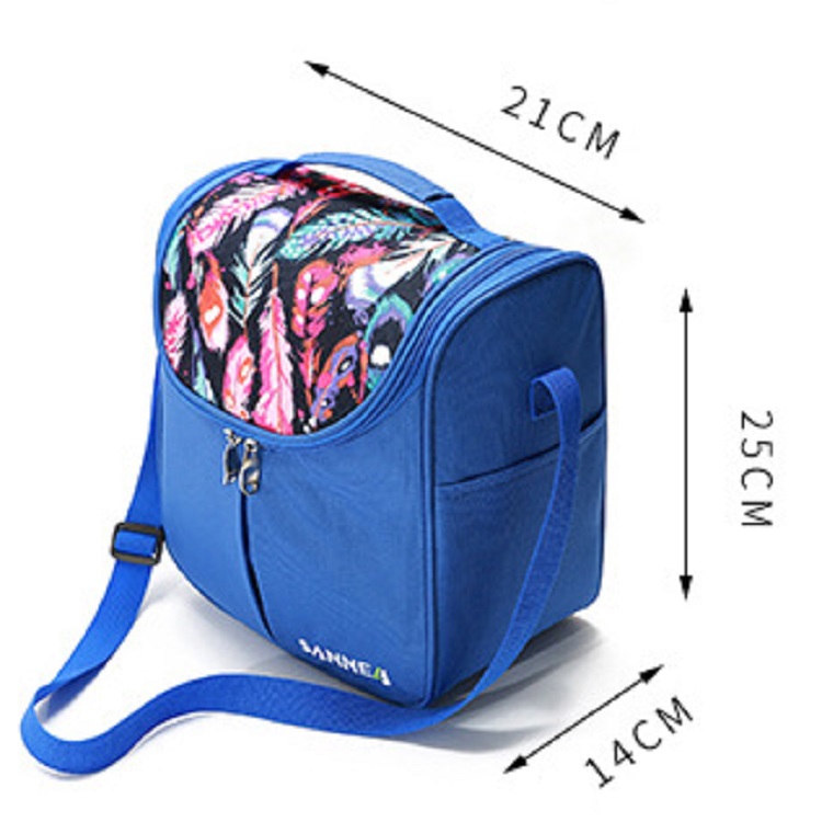 Wholesale Large Capacity Insulated Lunch Bag Design Reusable Foldable Cooler Tote Large Grocery Bag(图6)