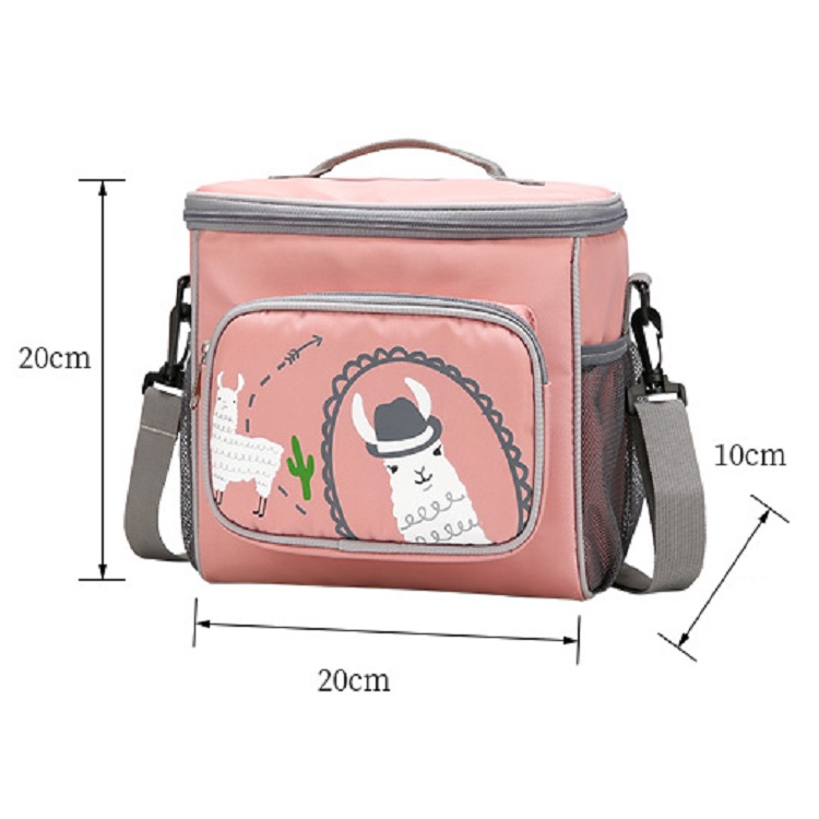 Large Picnic Bag Designer Adjustable Shoulder Strap Insulated Lunch Bag Personalized Travel School C(图5)