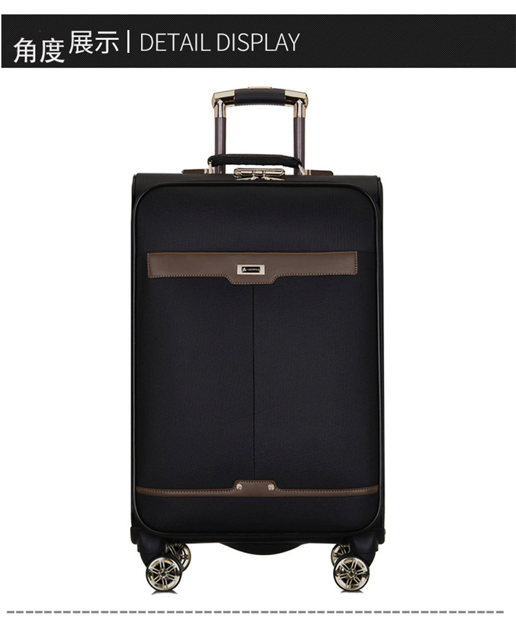 Large Capacity Luggage Traveling Bags with Wheels Trolley Shopping Cart Bag(图1)