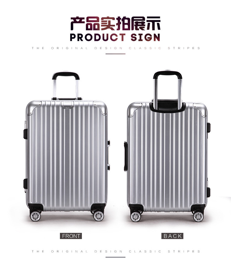 Customize Online Hot Sell Classic Multi-size Suitcase Lawyer Trolley Luggage Case Bags(图1)