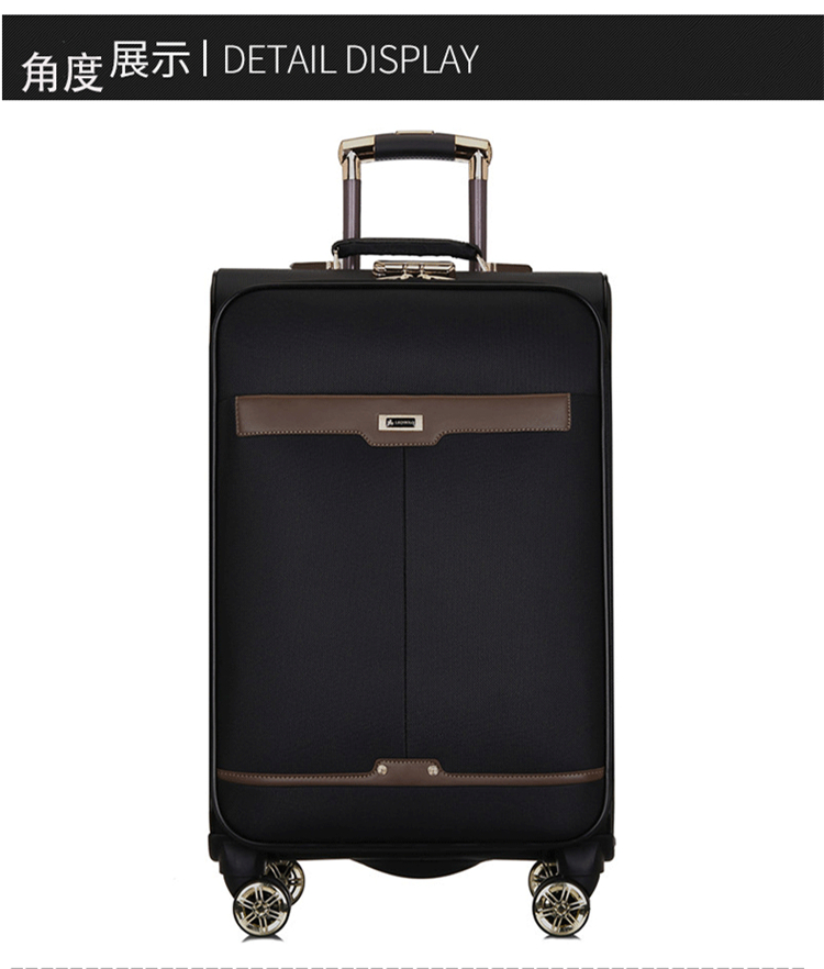 Luxury Travel Custom Suitcases Trolley Luggage Bag 4 Wheels Carry On Trolley Bags(图1)
