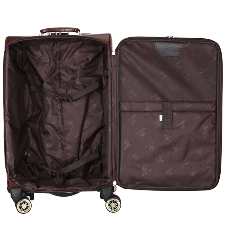 Luxury Travel Custom Suitcases Trolley Luggage Bag 4 Wheels Carry On Trolley Bags(图14)