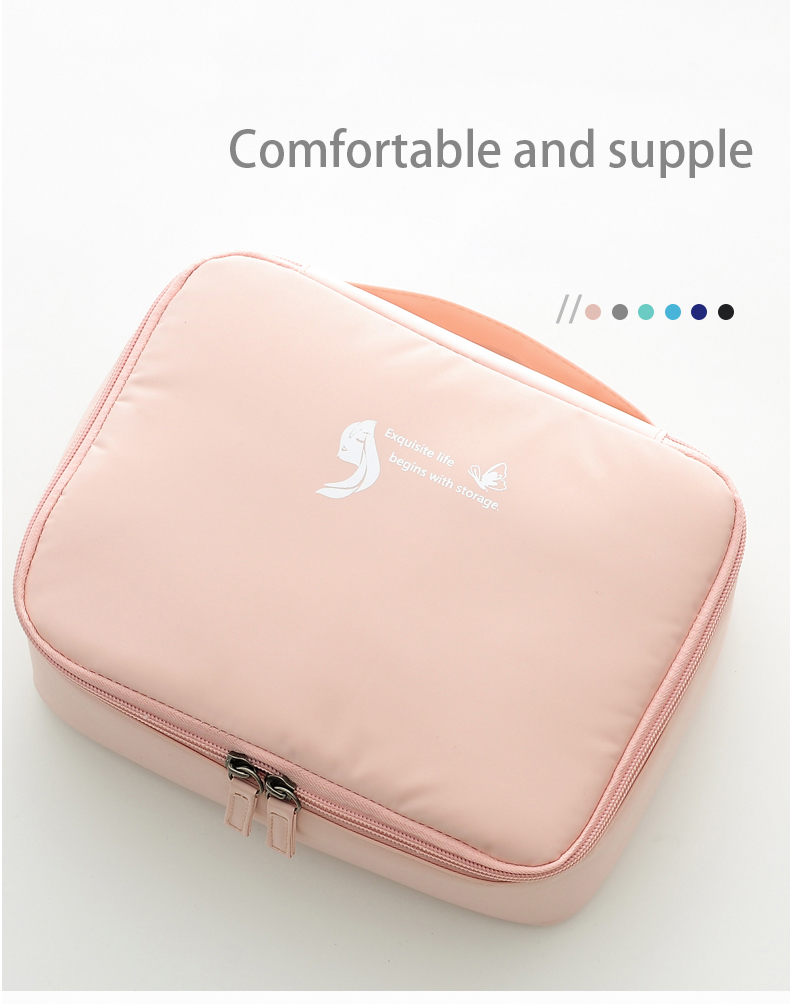 Fashion Colorful Wholesale Custom Lady Makeup Bag Travel Cosmetic Bag(图4)