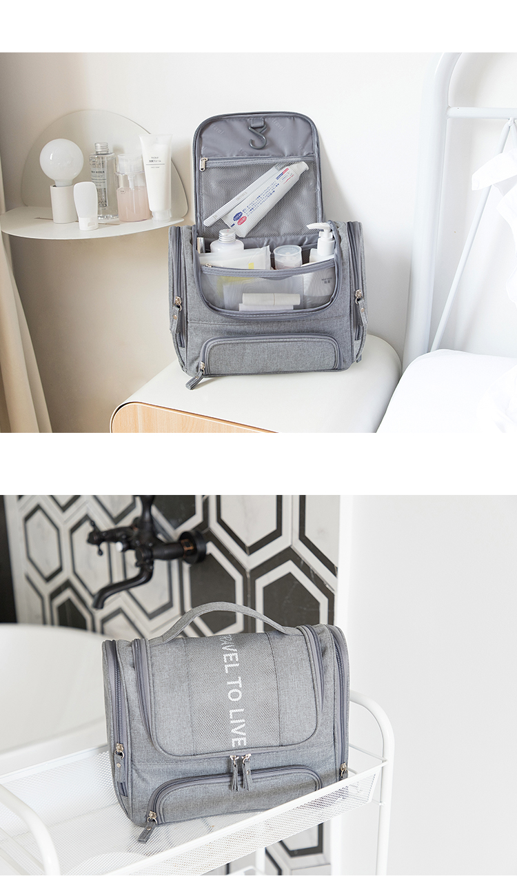 Custom Cosmetic Bag Waterproof Travel Storage Case For Cosmetics Brushes Boxes Makeup Bag(图1)