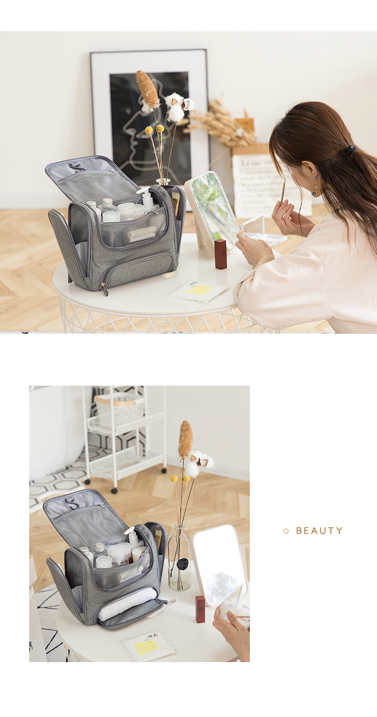 Custom Cosmetic Bag Waterproof Travel Storage Case For Cosmetics Brushes Boxes Makeup Bag(图10)