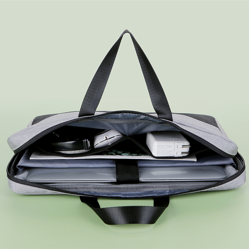Fashionable Men Woman Briefcases Handbag Large Capacity Laptop Bag Business Executive  (图18)