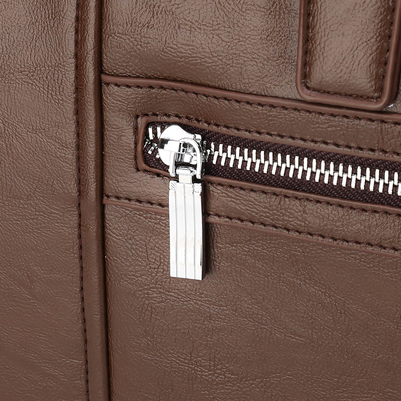 Fashion Business Casual Waterproof PU leather Handbag Crossbody Shoulder Laptop bag Men Briefcase(图8)