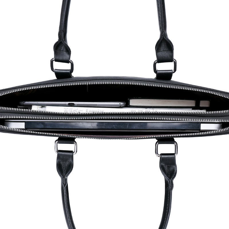 Fashionable Mens Briefcases Handbag Large Capacity Laptop bag Business bag(图2)
