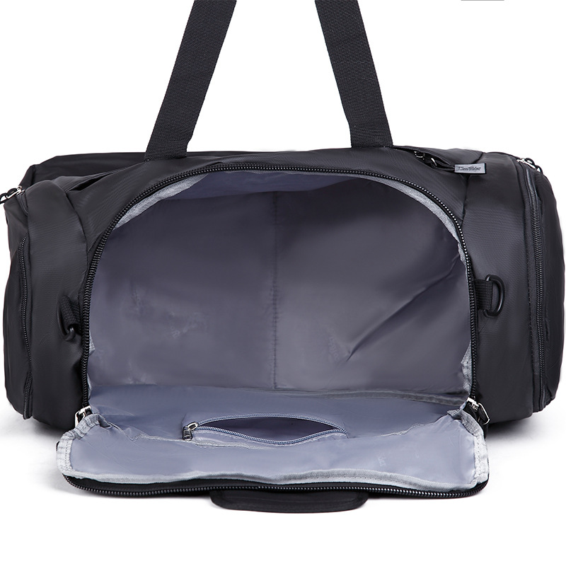 large capacity travel bag waterproof sport bag gym travel duffel bag with shoe compartment(图4)