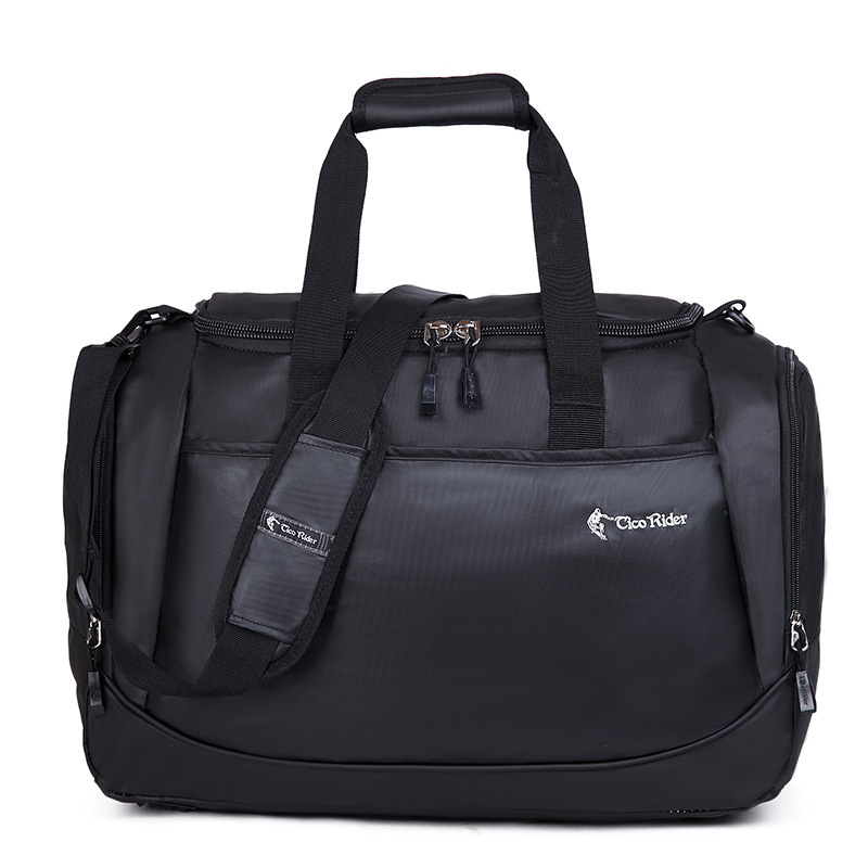 large capacity travel bag waterproof sport bag gym travel duffel bag with shoe compartment(图9)