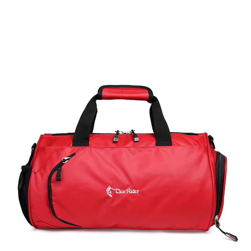 Custom Travel Bag Men Duffel Bag Handbag with Shoe Compartment(图6)