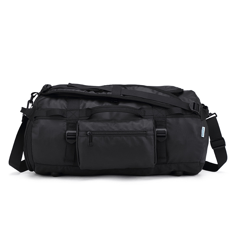 large capacity duffle bags gym men waterproof sports bag travel bag with shoe compartment(图1)