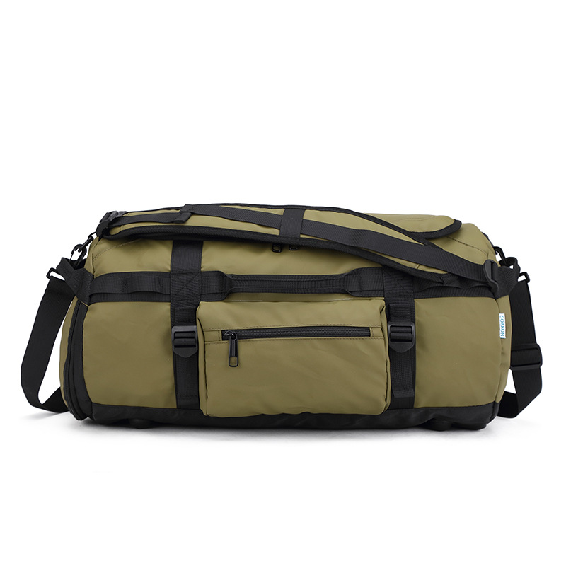 large capacity duffle bags gym men waterproof sports bag travel bag with shoe compartment(图2)