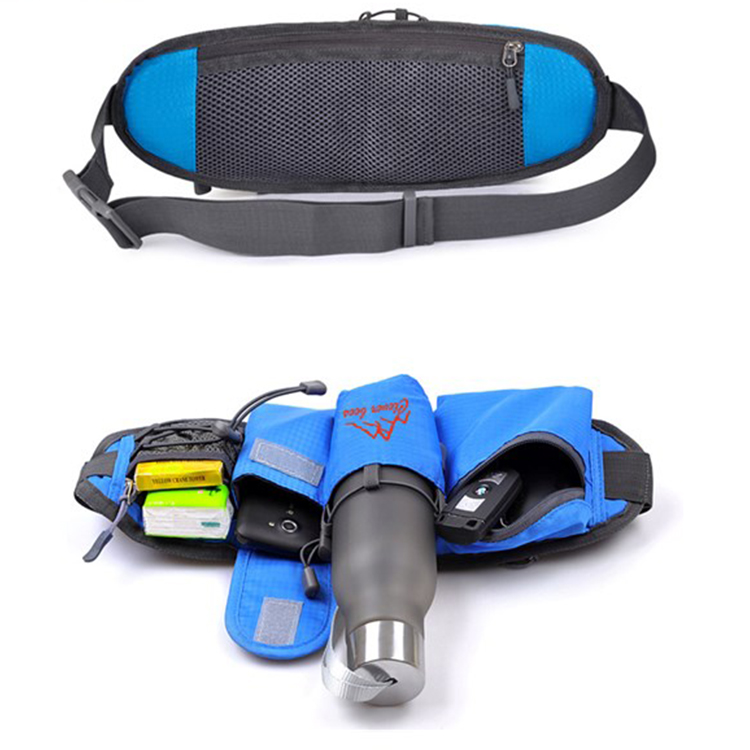 Outdoor Waterproof Hiking Cycling Running Belt Waist Bag Custom Sport Fanny Pack With Water Bottle H(图3)