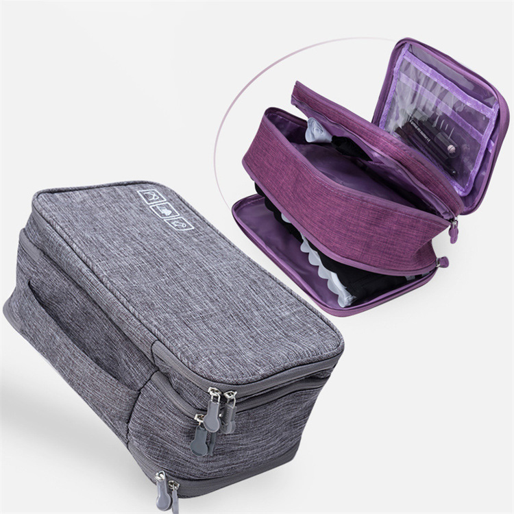 Customized Nylon Mesh Eco Friendly Bra Storage Bag Trunk Organizer Bag Underwear Bag Organizer(图1)