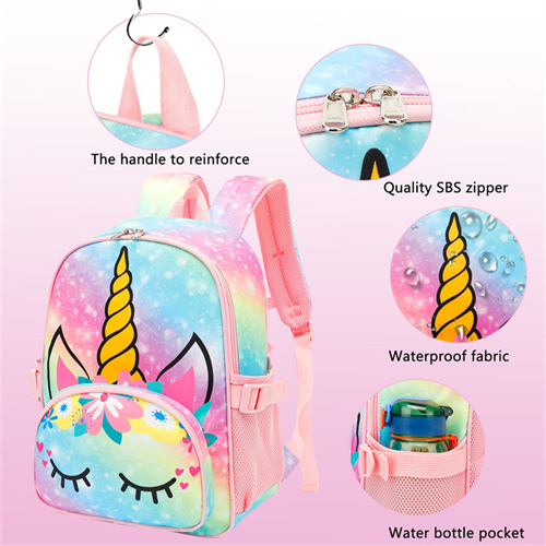 Kids Unicorn Backpack For School(图3)